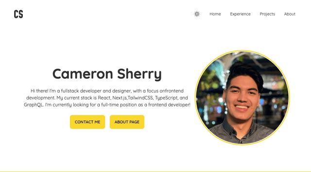 Picture of Personal Site